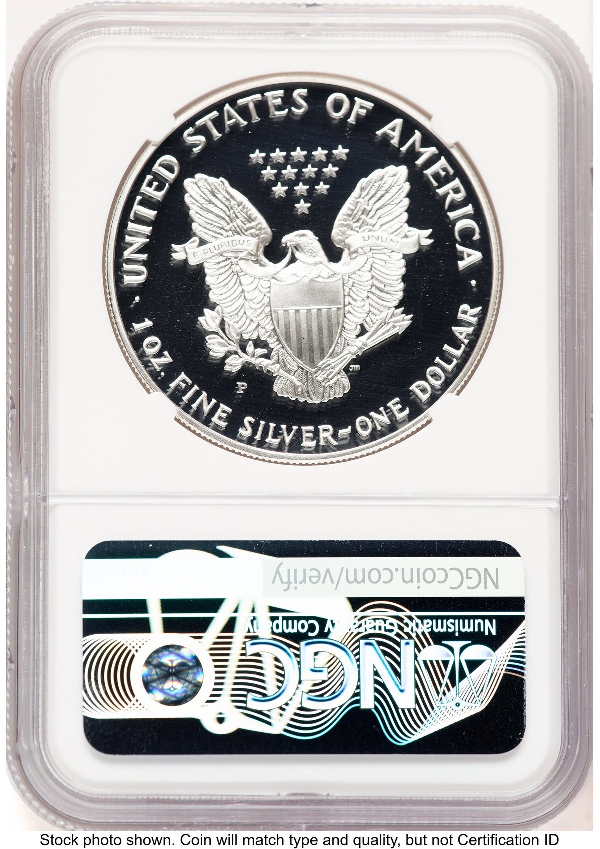 1993-P Proof Silver Eagle 1 oz Brown Label NGC PF70