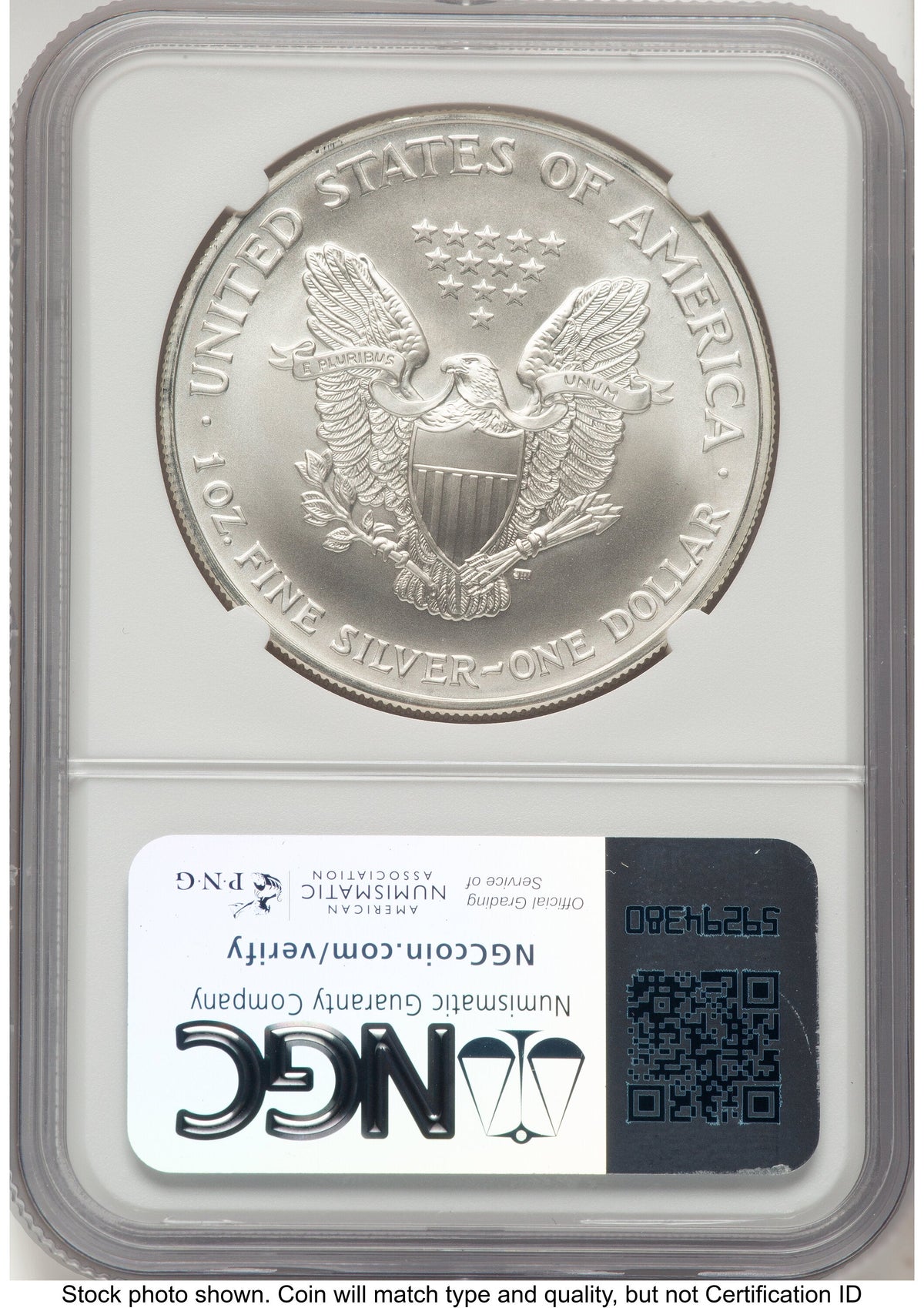 2003 Silver Eagle Mike Castle NGC MS70
