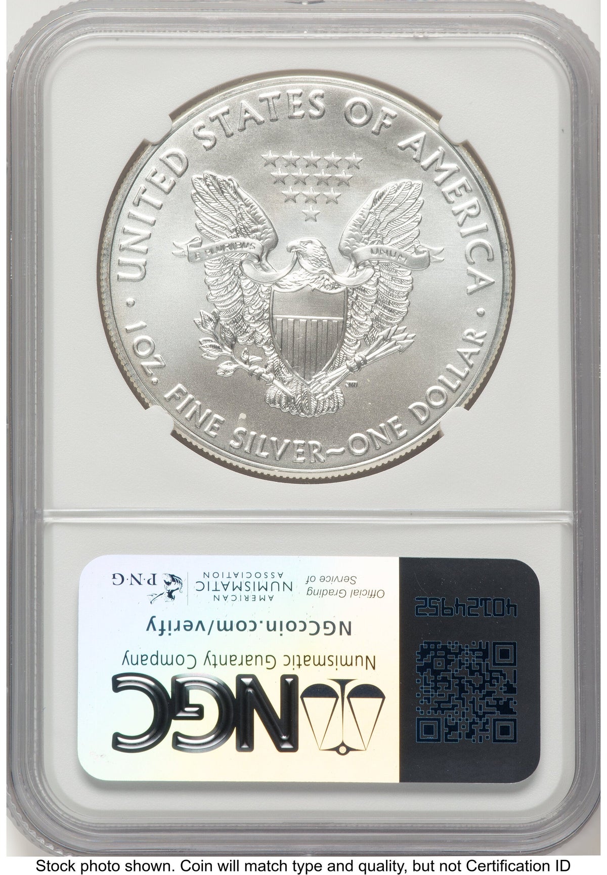 2017 Silver Eagle Mike Castle NGC MS70
