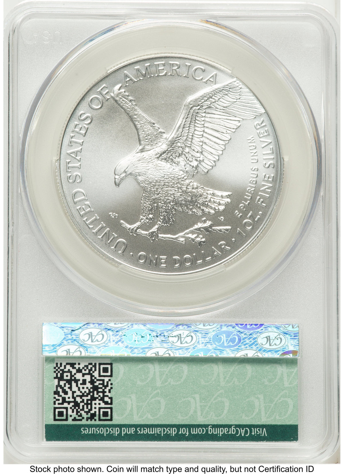 2024 Silver Eagle First Delivery CACG MS70