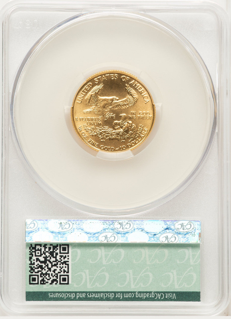 1991 Gold Eagle 1/4 oz Non Designation CACG MS69