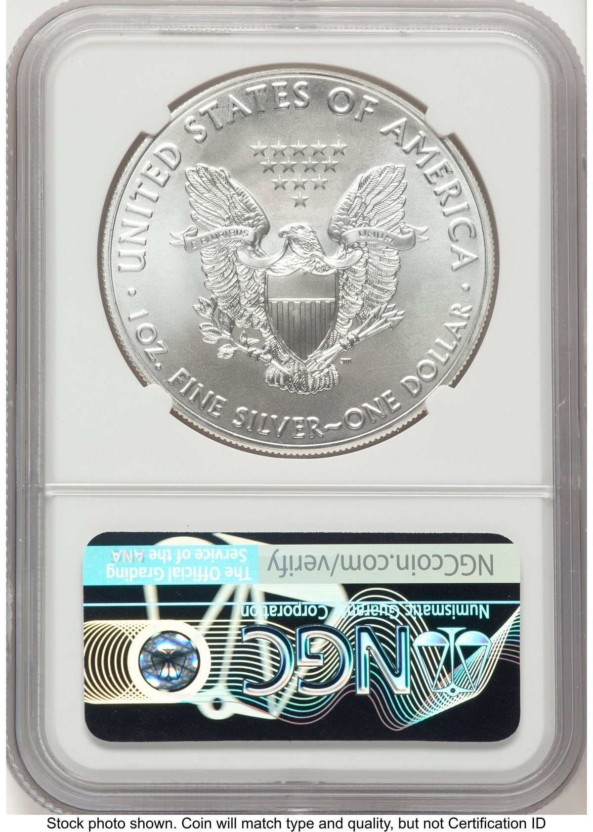 2018 Silver Eagle FR Blue NGC MS70