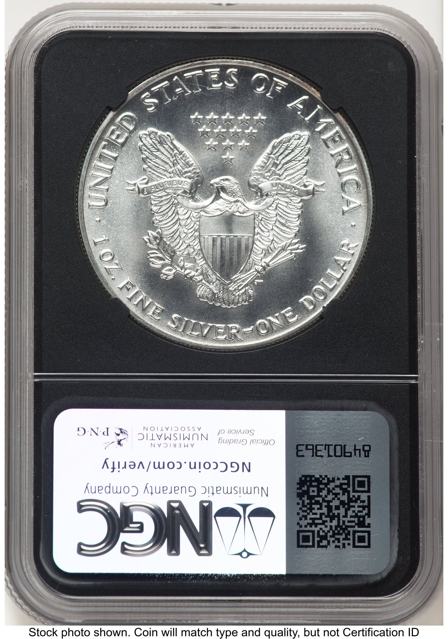 1987 Silver Eagle Anna Cabral NGC MS70