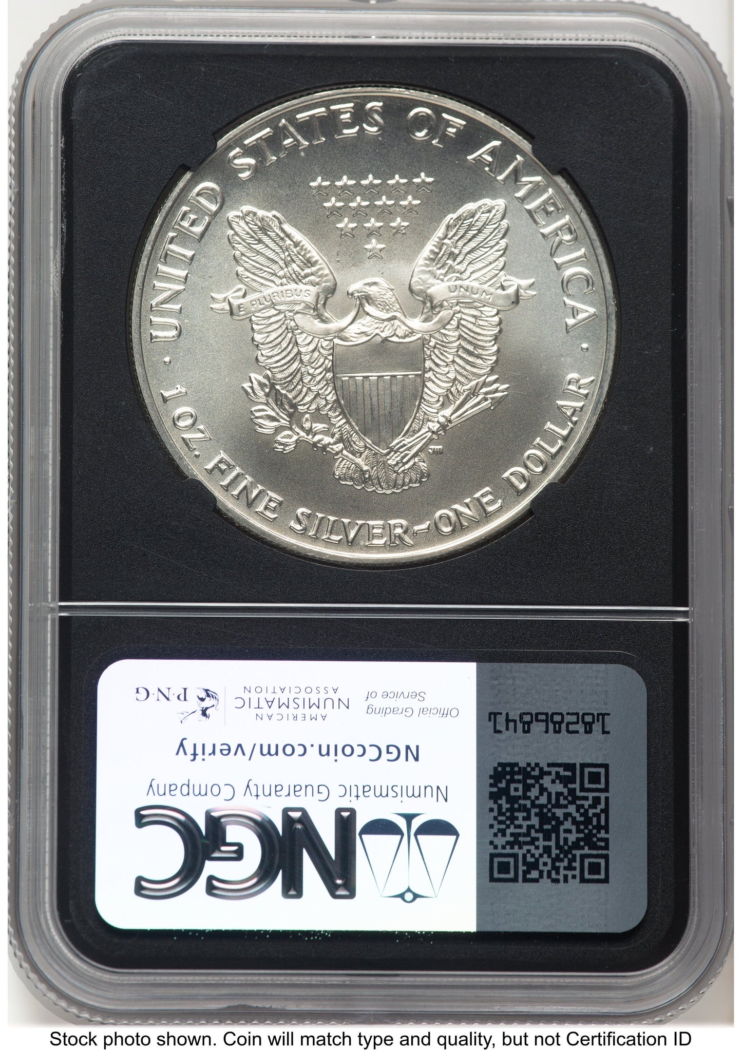 1992 Silver Eagle Anna Cabral NGC MS70
