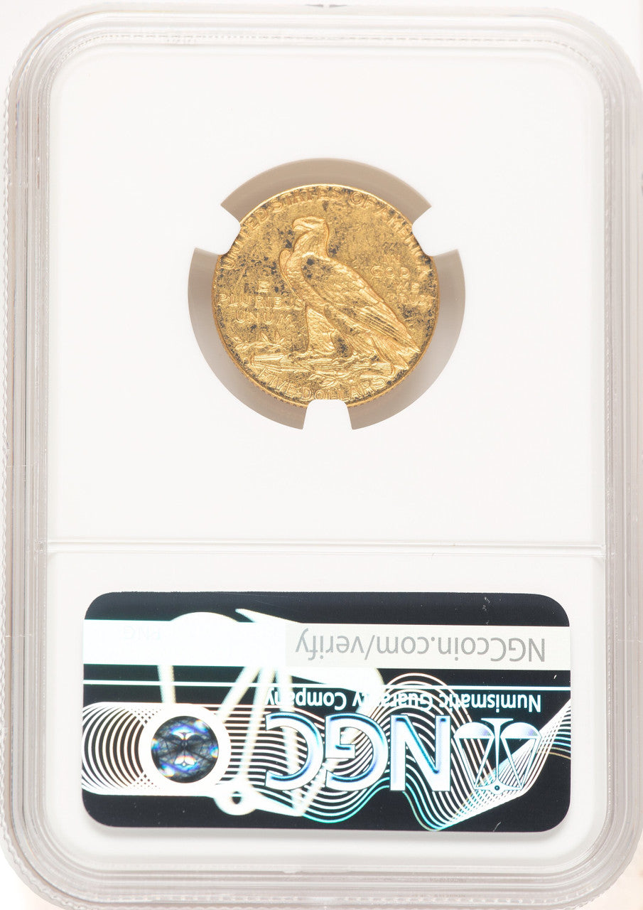 1915-S $5 Indian Half Eagle NGC AU58 (777493007)