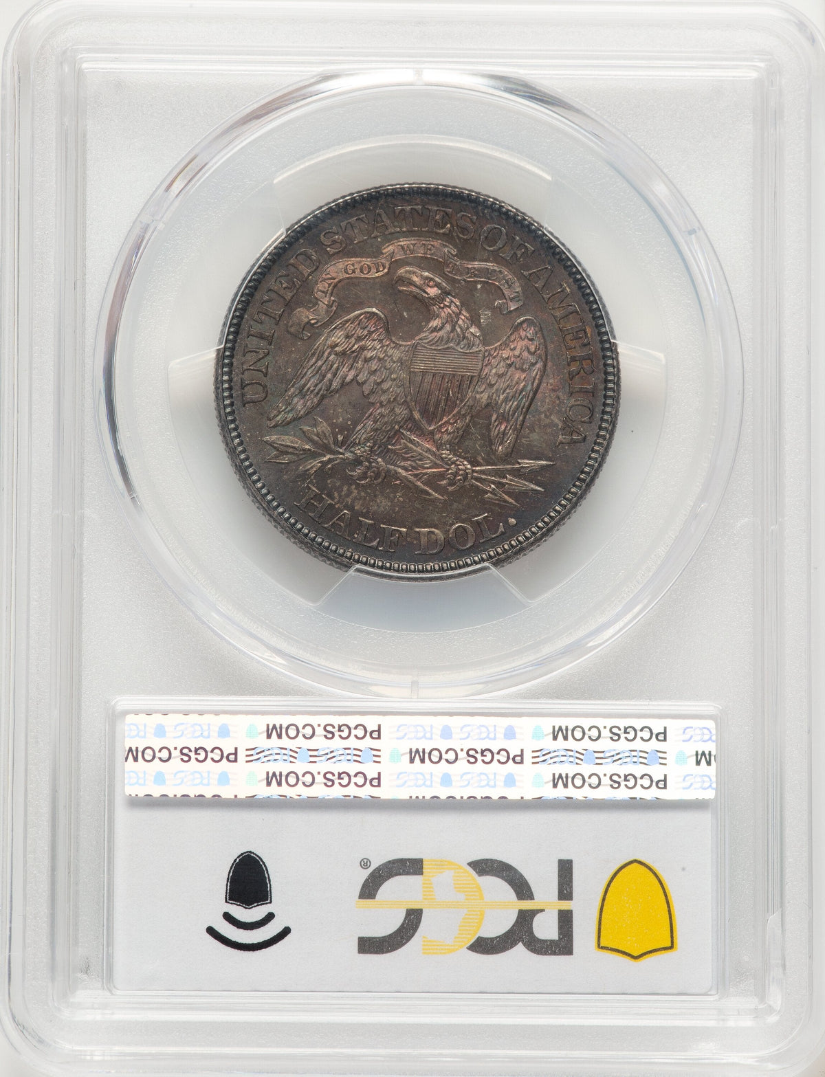 1870 50C CAC Seated Half Dollar PCGS MS65+