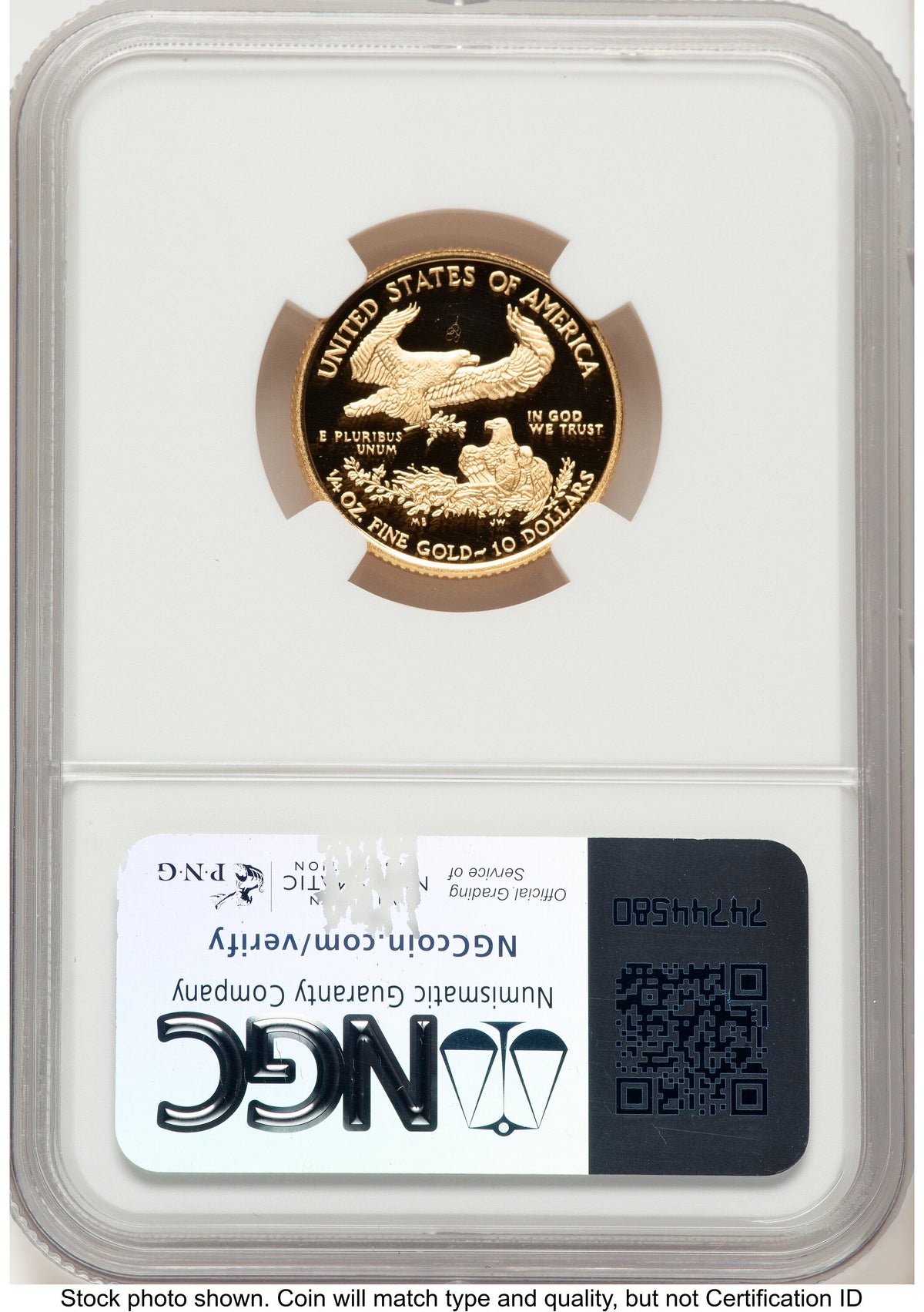 2011-W Proof Gold Eagle 1/4 oz Brown Label NGC PF70