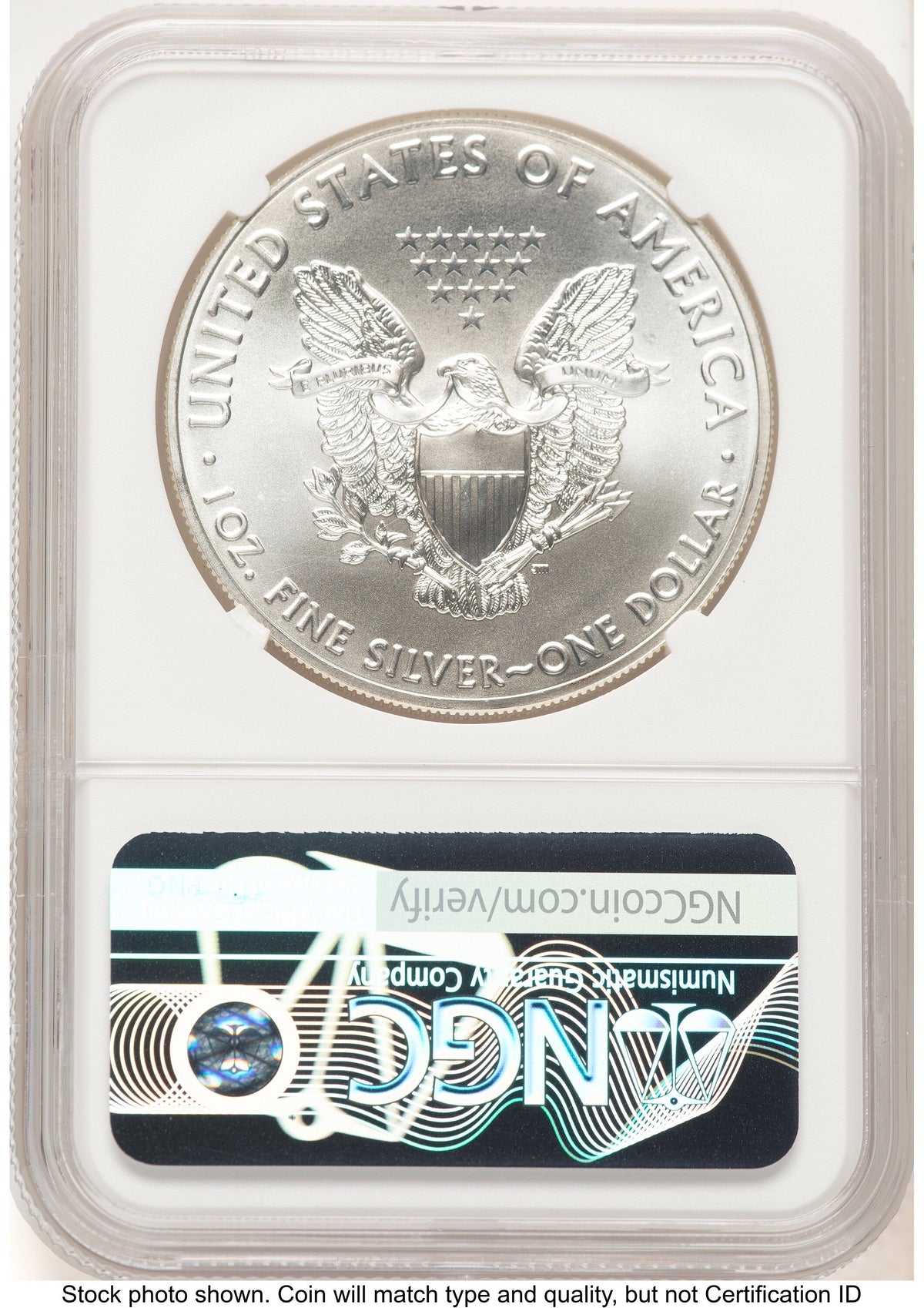 2018 Silver Eagle Brown Label NGC MS70