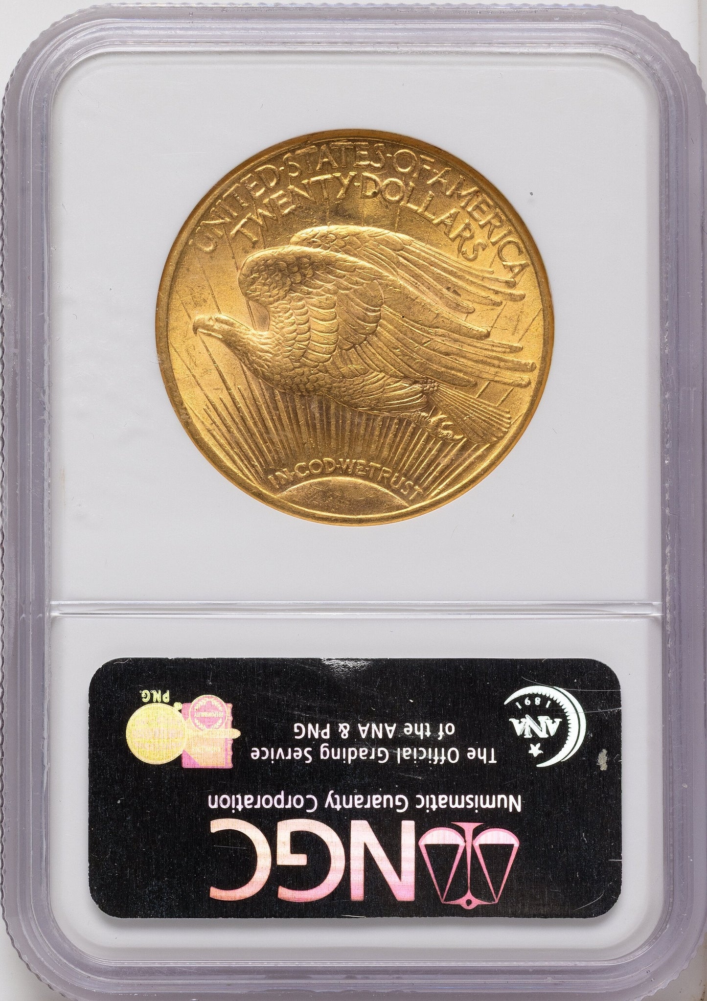 1924-D $20 Saint-Gaudens Double Eagle NGC MS61