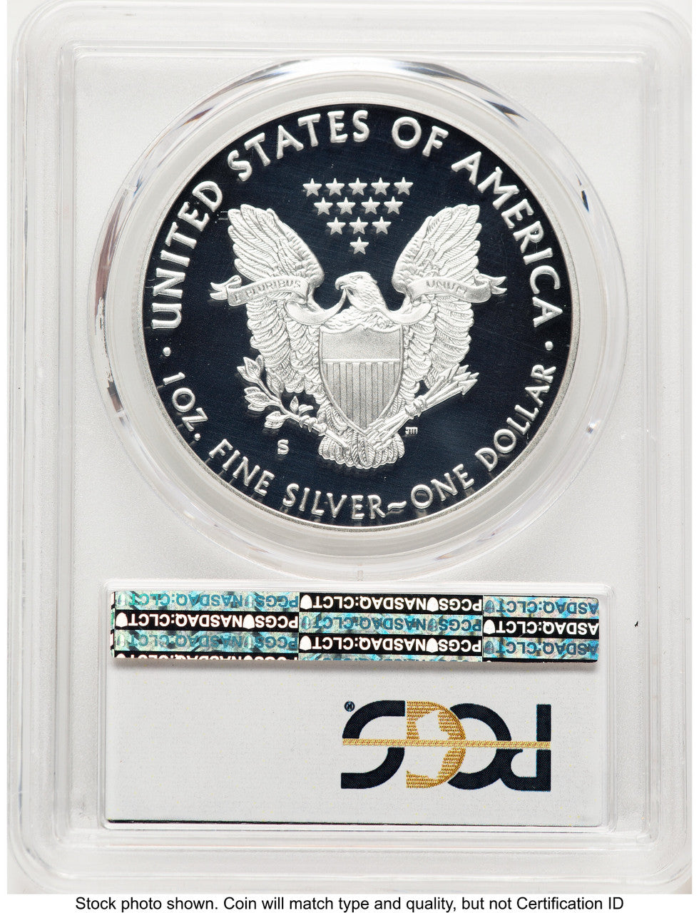 2017-S Proof Silver Eagle Congratulations Set 1 oz FDI Congratulations Set Label PCGS PR70