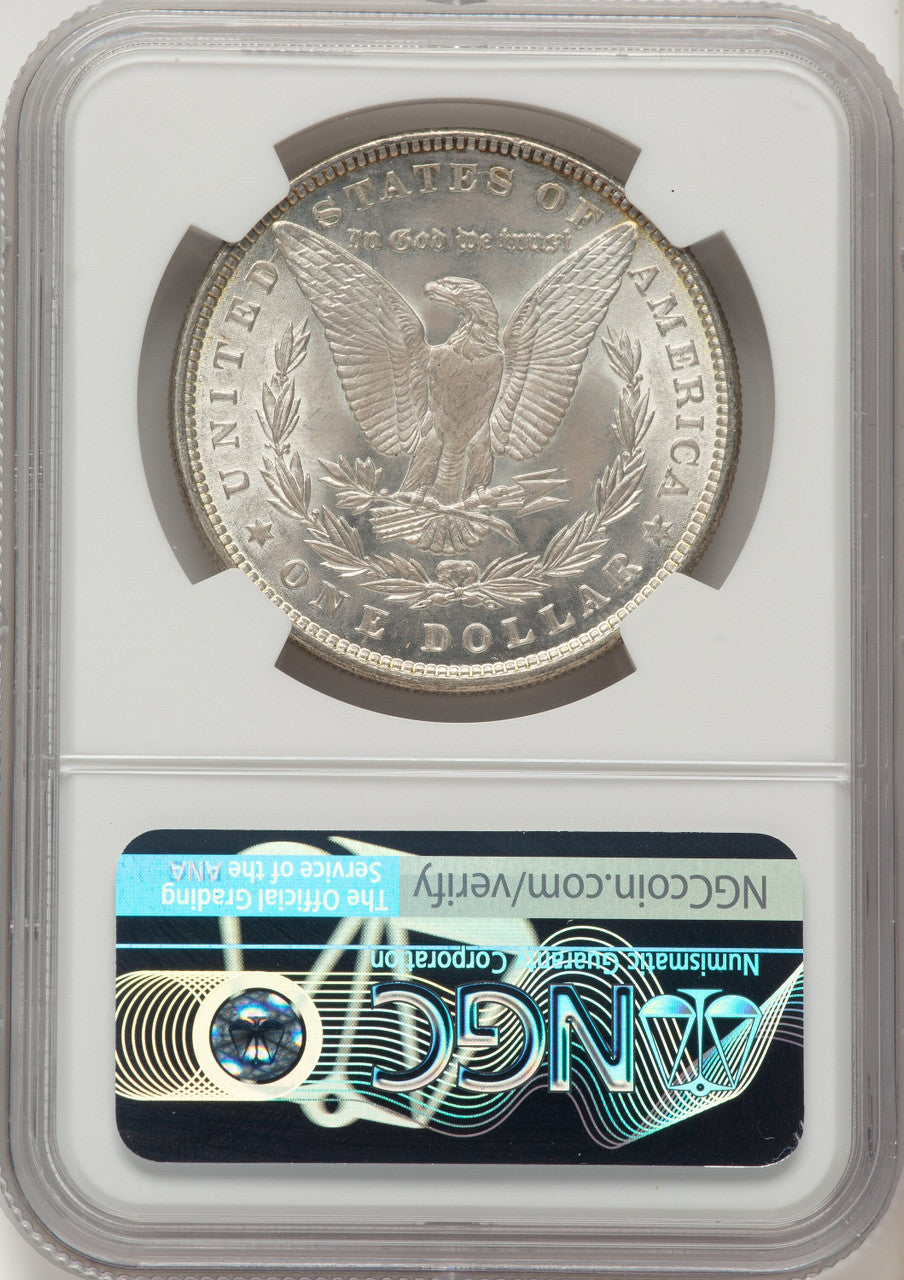 1884 Brown Label Morgan Dollar NGC MS66