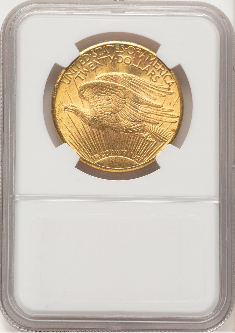 1927 $20 CAC Saint-Gaudens Double Eagle NGC MS63