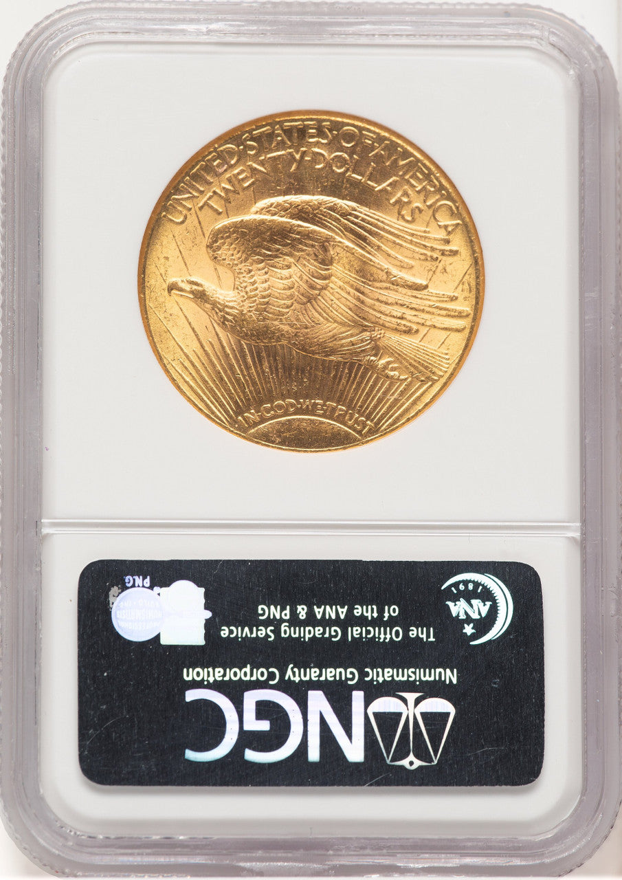 1928 $20 CAC Saint-Gaudens Double Eagle NGC MS63