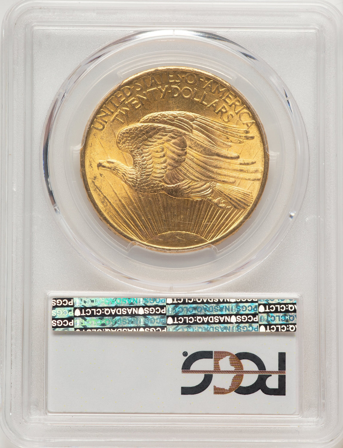 1908 $20 NO MOTTO Saint-Gaudens Double Eagle PCGS MS66