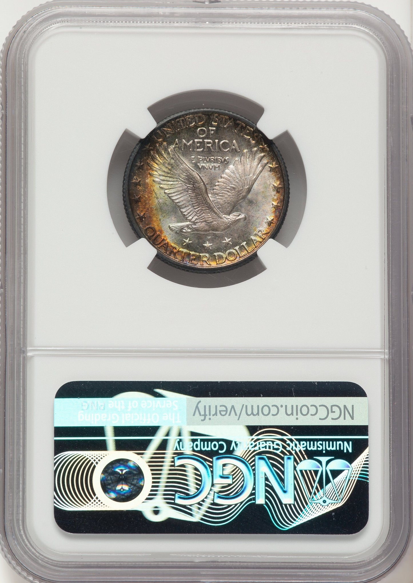 1917 25C Type Two FH Standing Liberty Quarter NGC MS66