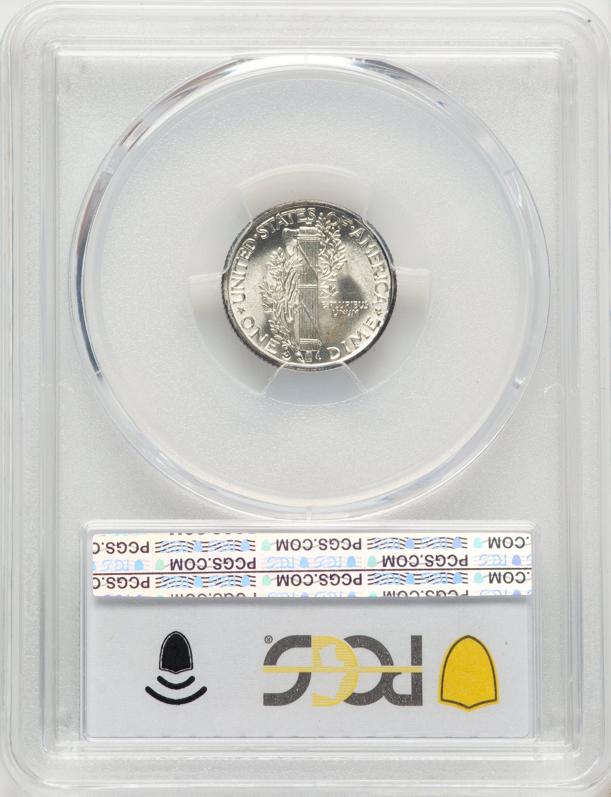 1938-D 10C FB CAC Mercury Dime PCGS MS67+