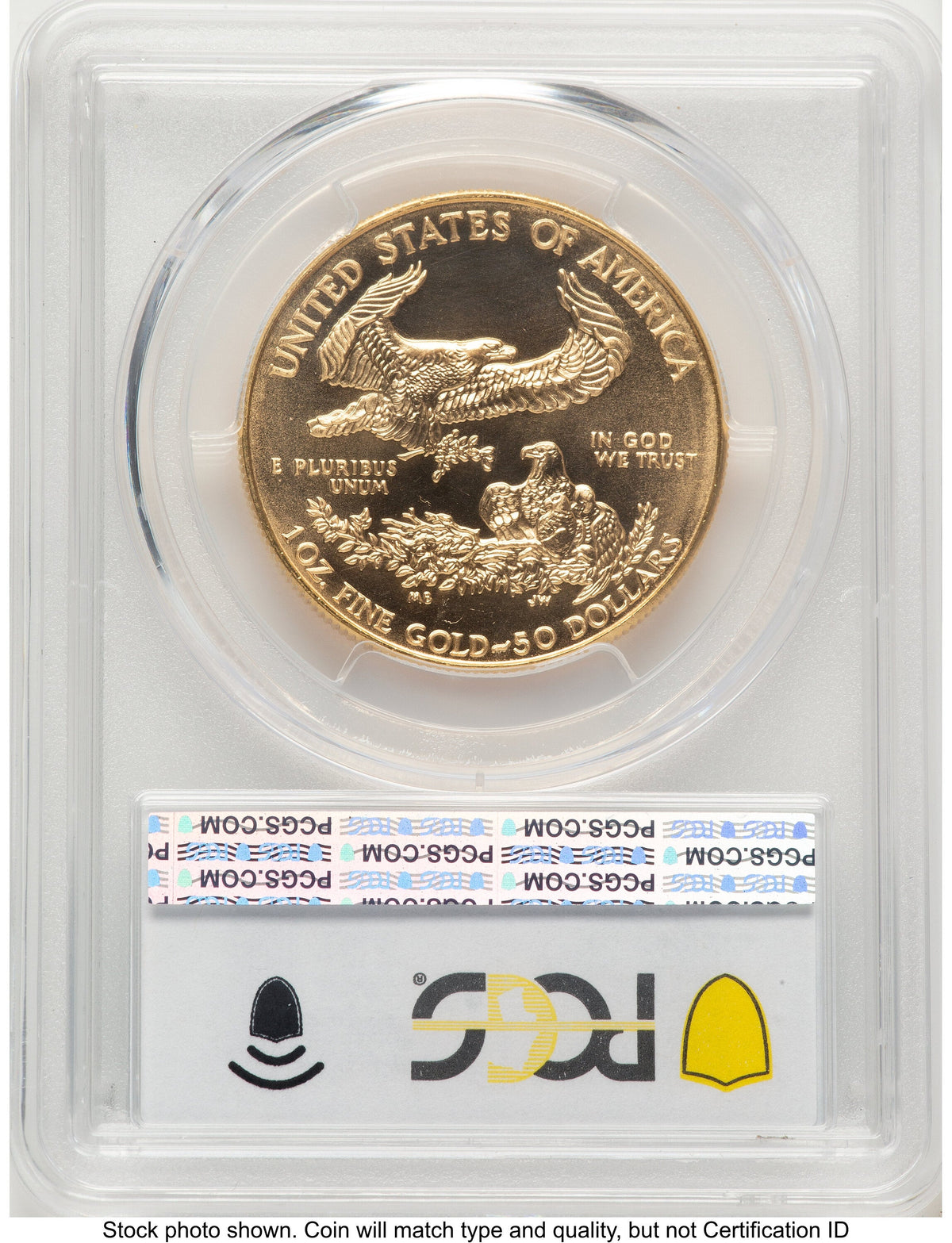 1994 Gold Eagle 1 oz Blue Gradient PCGS MS70