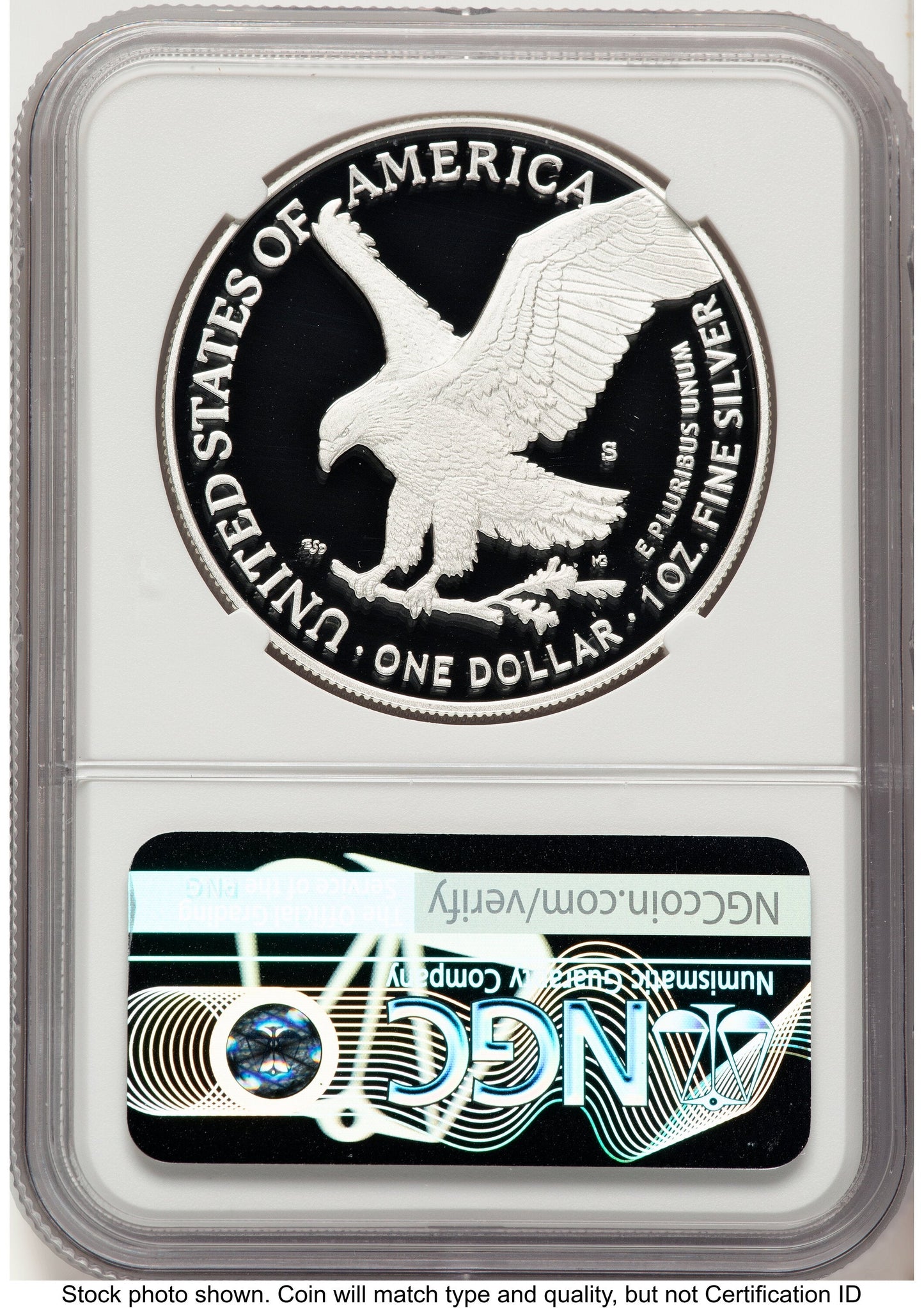 2025-S Proof Silver Eagle Privy U.S. Navy 250th Anniversary 1 oz FDI Military Honor Blue NGC PF70