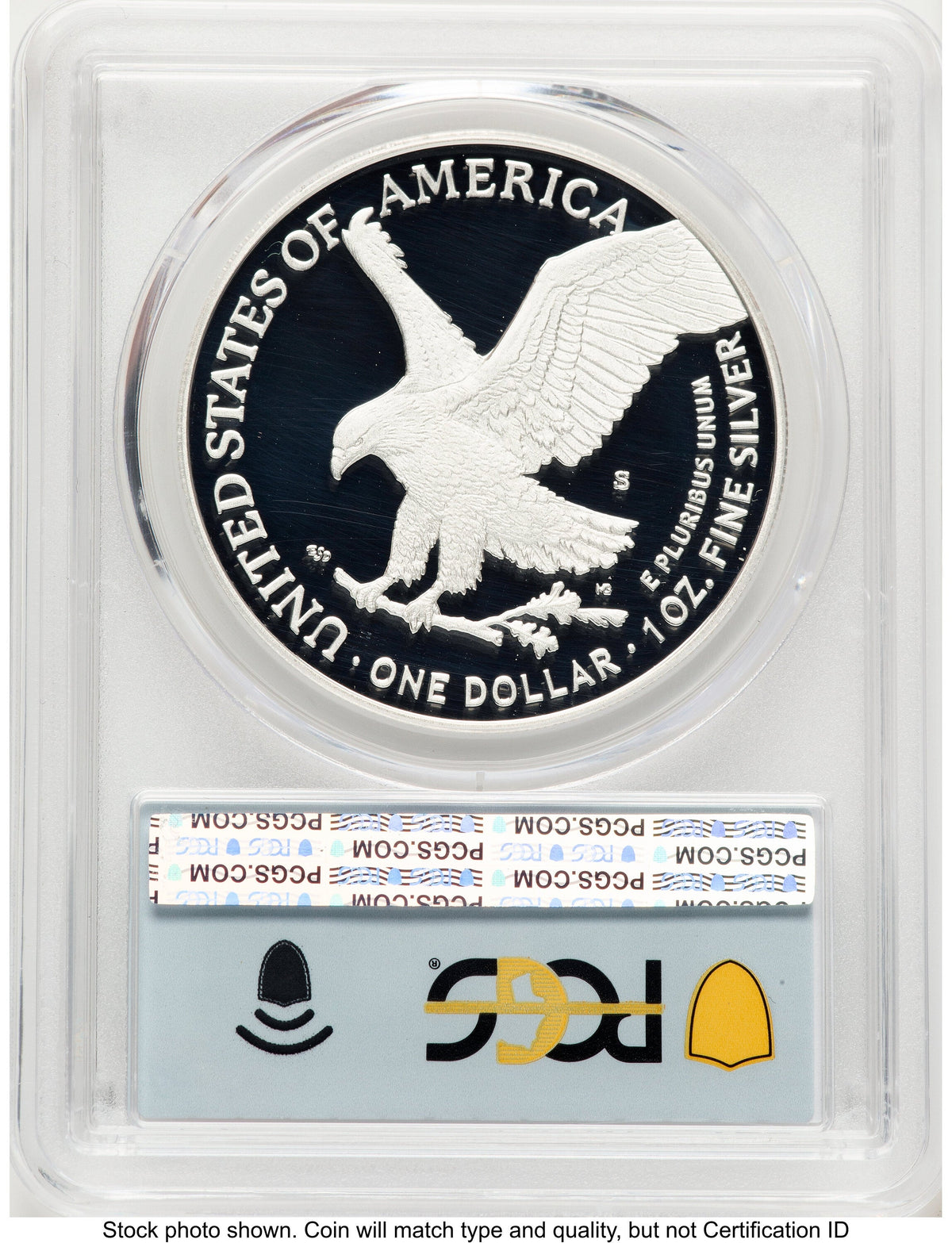 2025-S Proof Silver Eagle Privy U.S. Navy 250th Anniversary 1 oz FDI Flag PCGS PR70