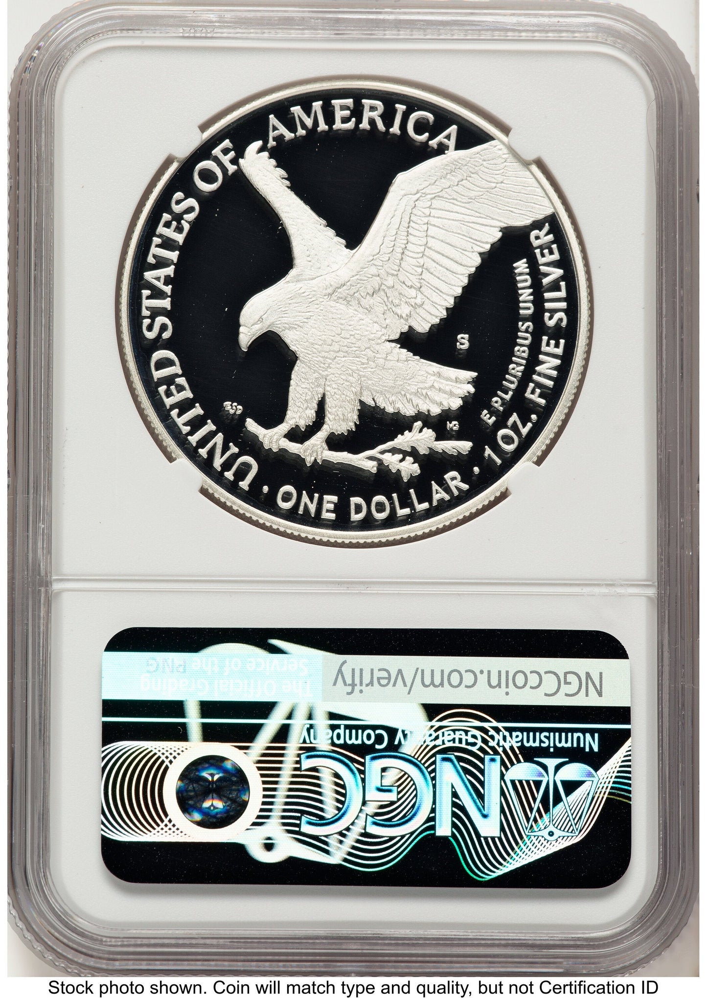 2025-S Proof Silver Eagle 1 oz AR Mike Castle NGC PF70