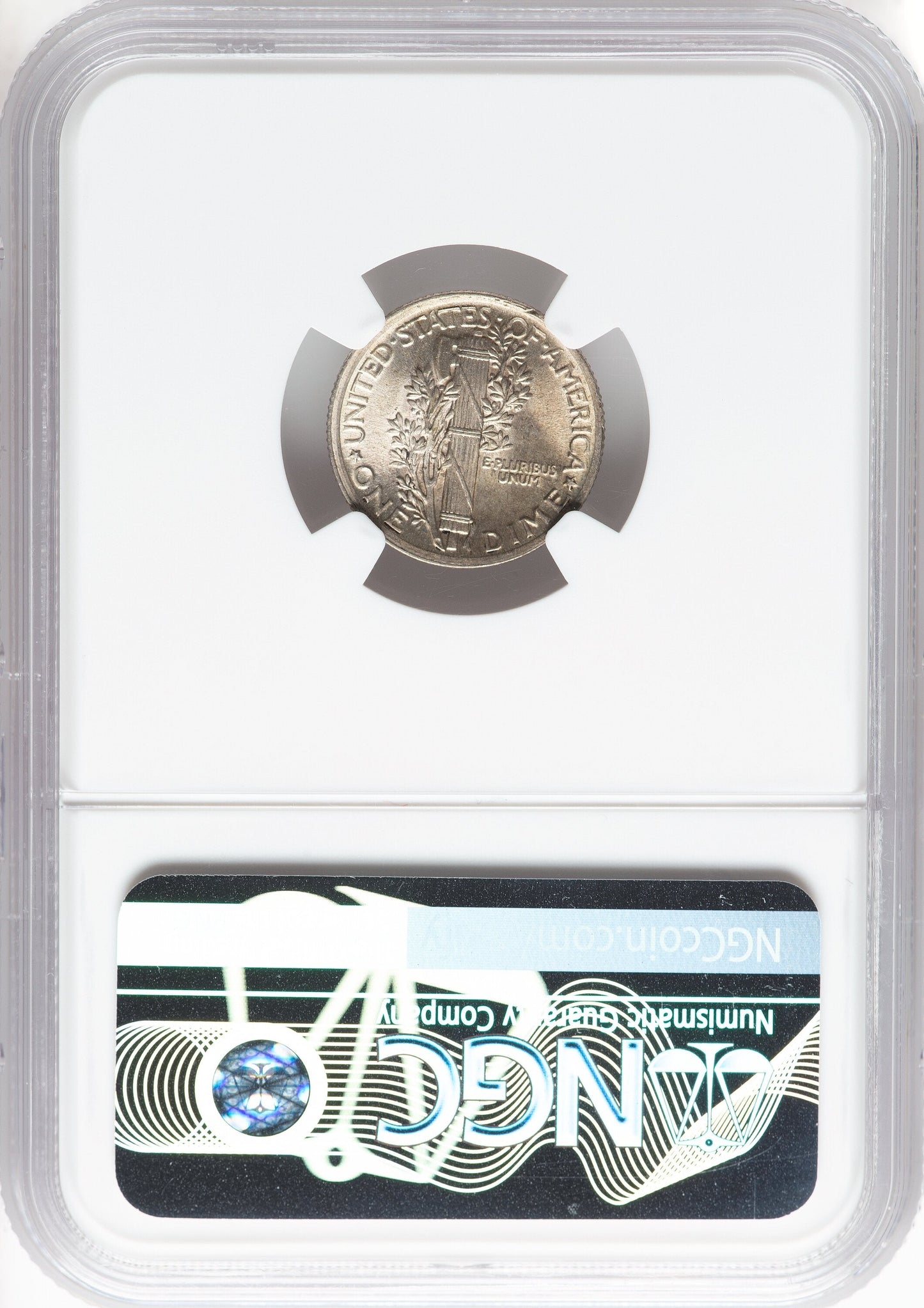 1921 10C FB Mercury Dime NGC MS65