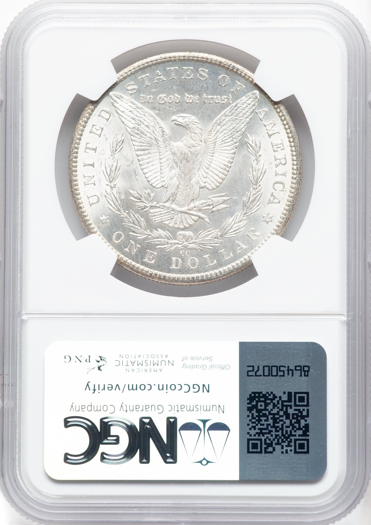 1884-CC Morgan Dollar NGC MS66