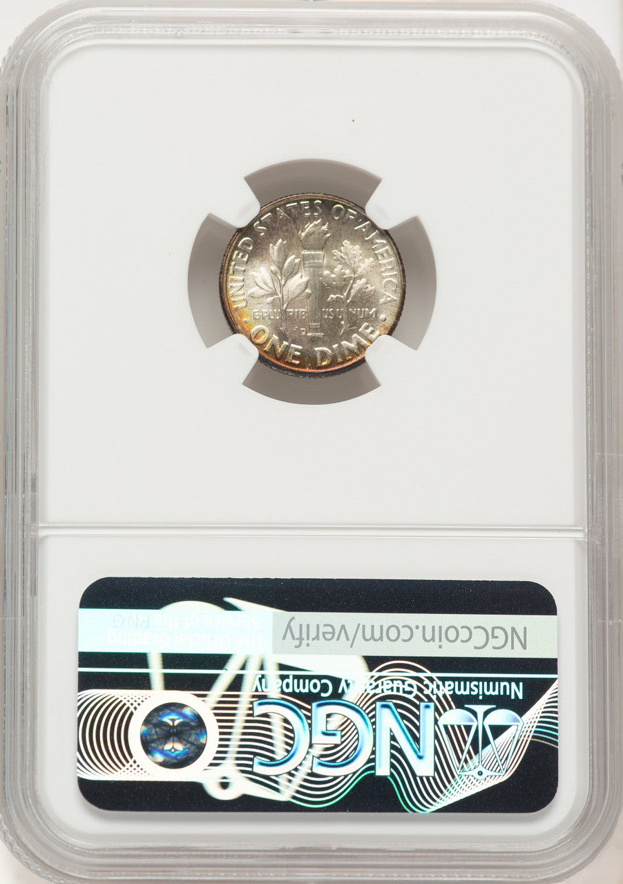 1949-D 10C FB Roosevelt Dime NGC MS67+