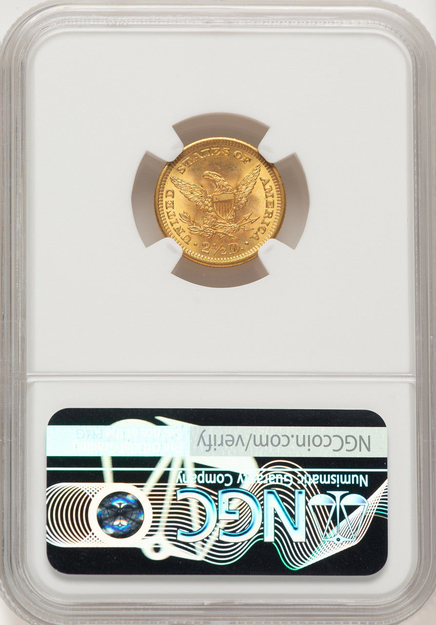 1902 $2.50 Liberty Quarter Eagle NGC MS66+