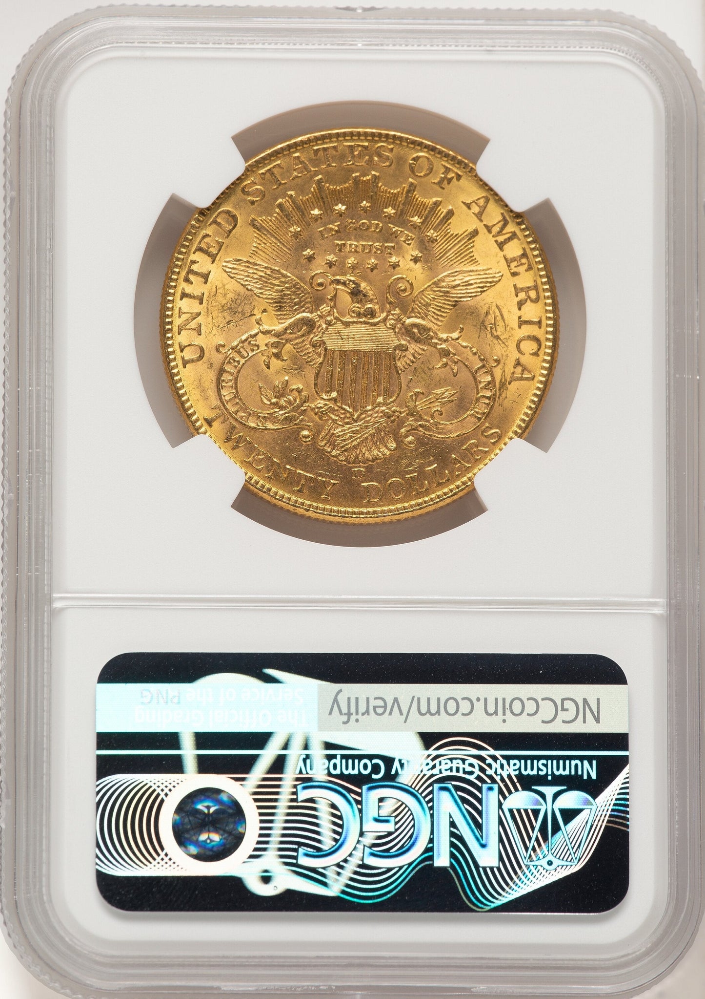 1907-D $20 Liberty Double Eagle NGC MS62