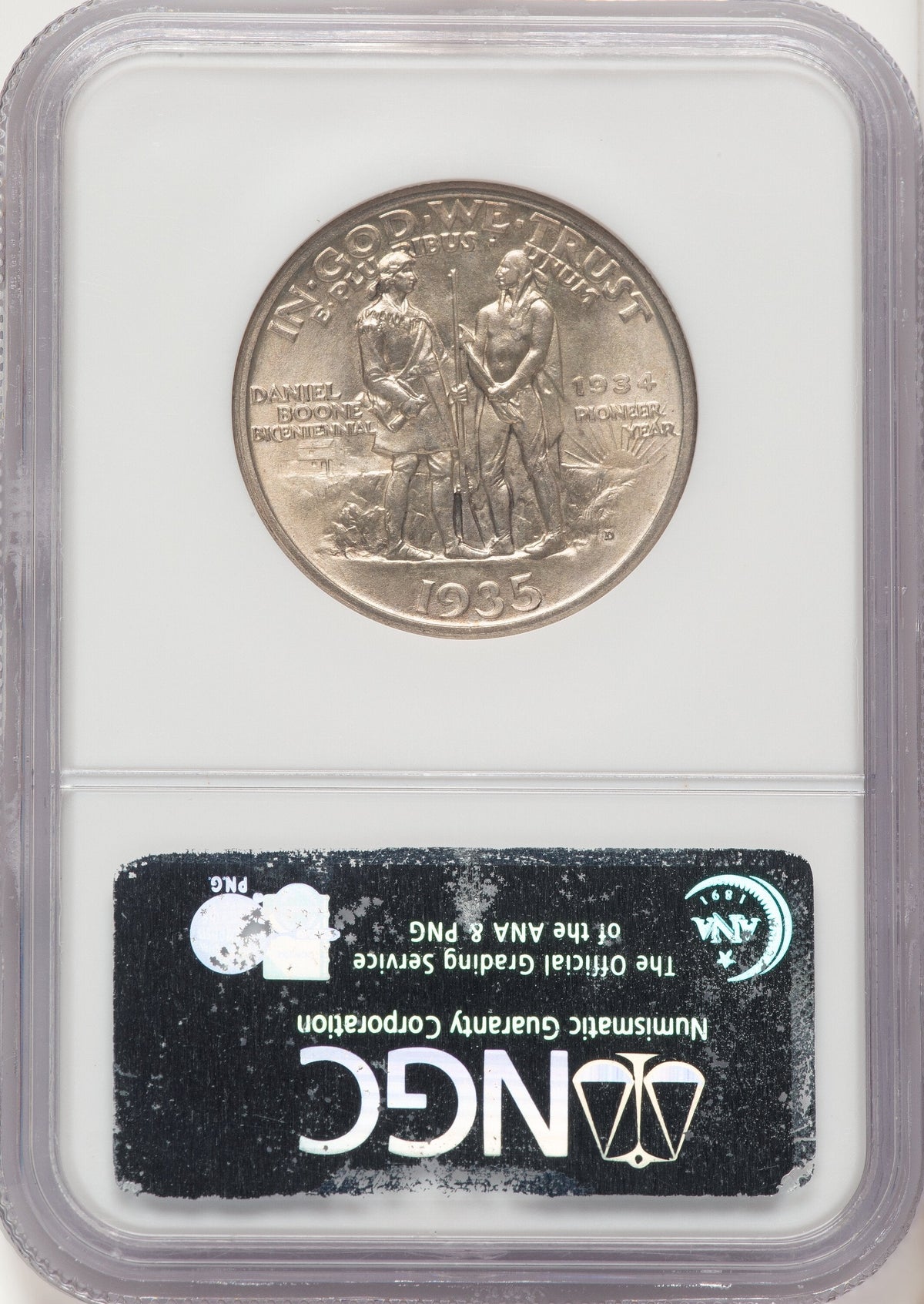 1935/34-D 50C Boone Commemorative Silver NGC MS67
