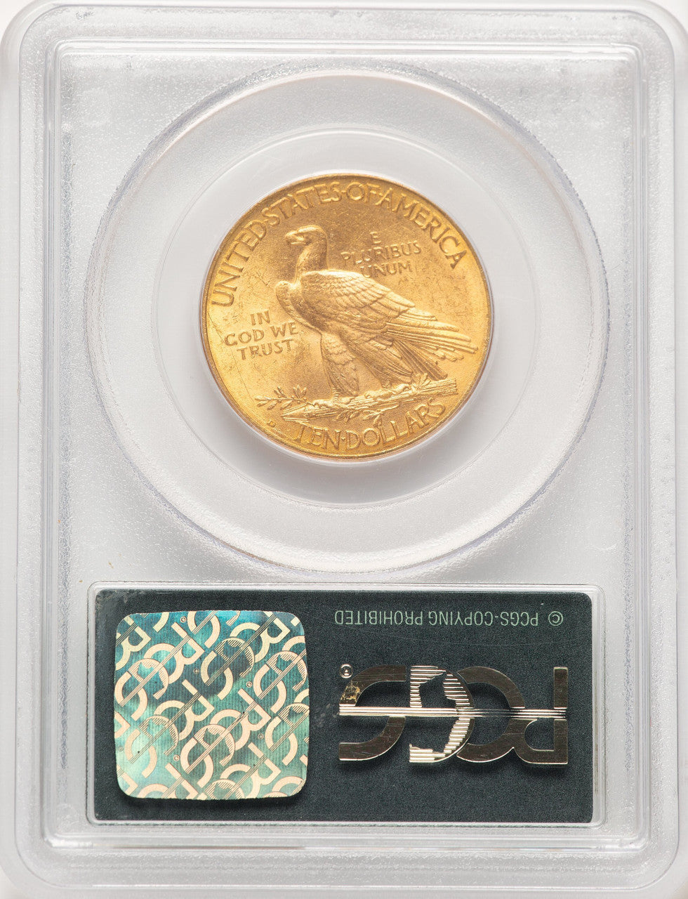1909-D $10 Indian Eagle PCGS MS62 (783567002)
