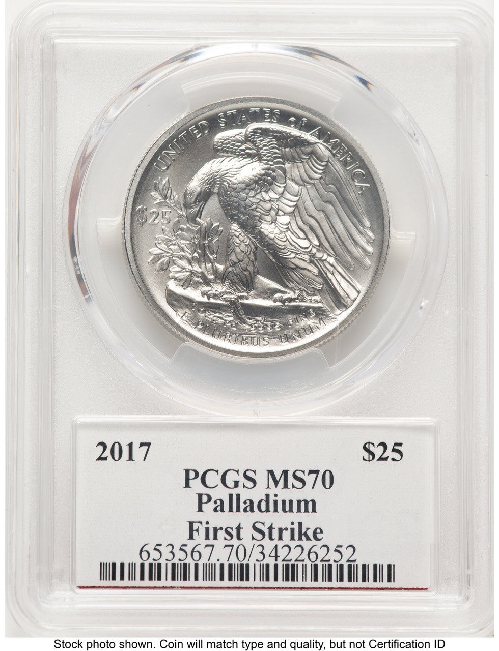 2017 Palladium Eagle 1 oz FS PCGS MS70 Ed Moy (783809013)