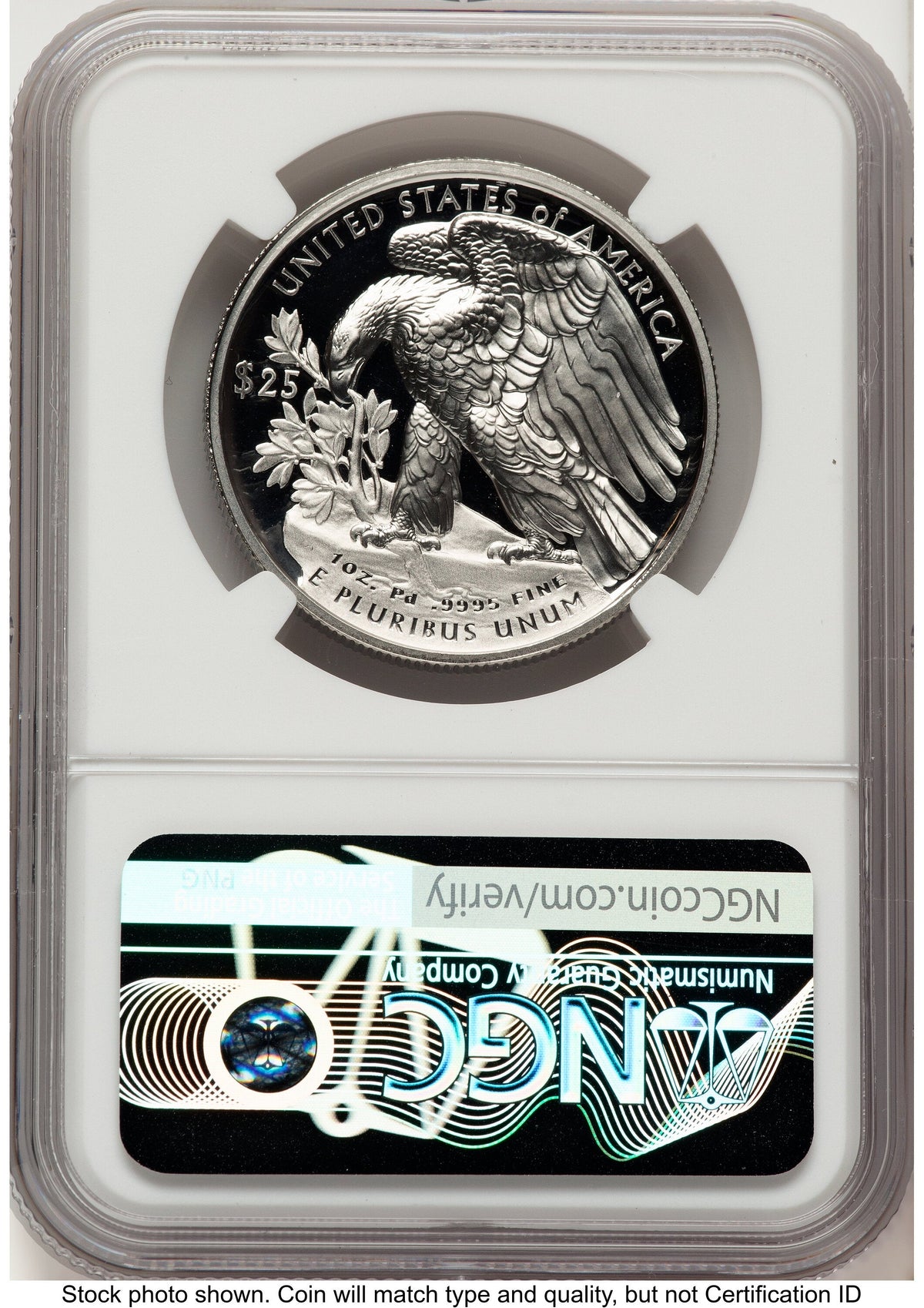 2021-W Palladium Eagle 1 oz Red Book NGC PF70