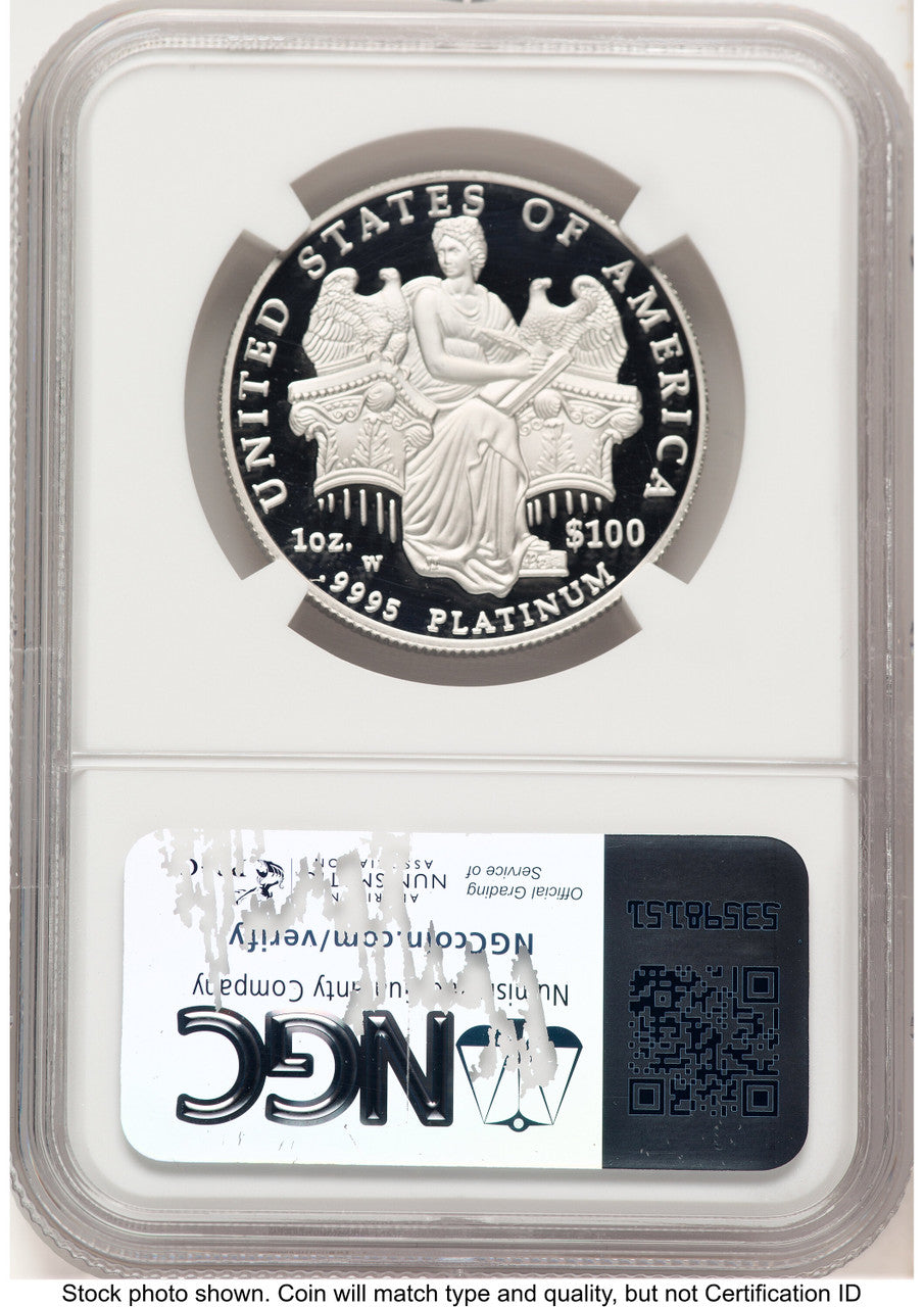 2006-W Proof Platinum Eagle 1 oz Brown Label NGC PF70