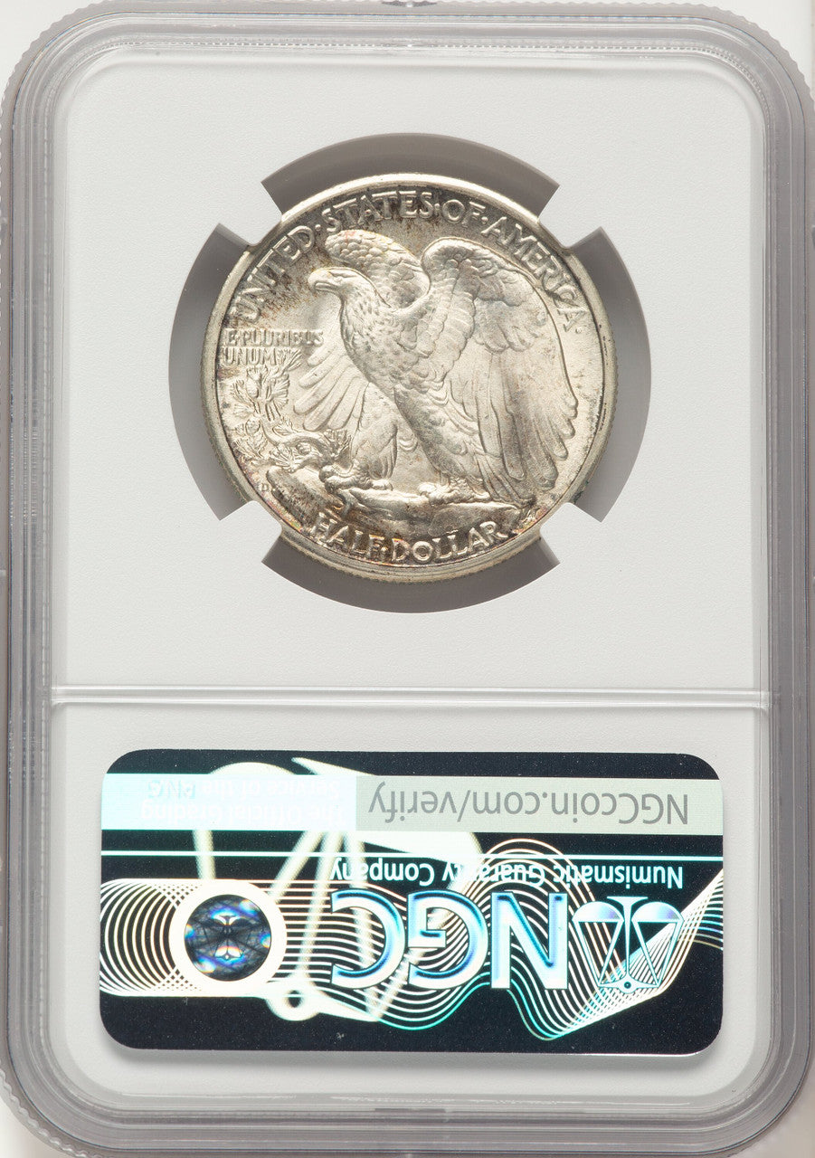 1945-D 50C Walking Liberty Half Dollar NGC MS67