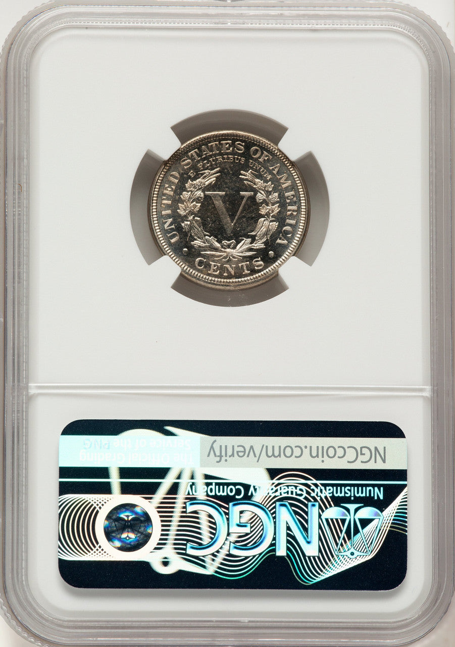 1884 5C CA Proof Liberty Nickel NGC PR65
