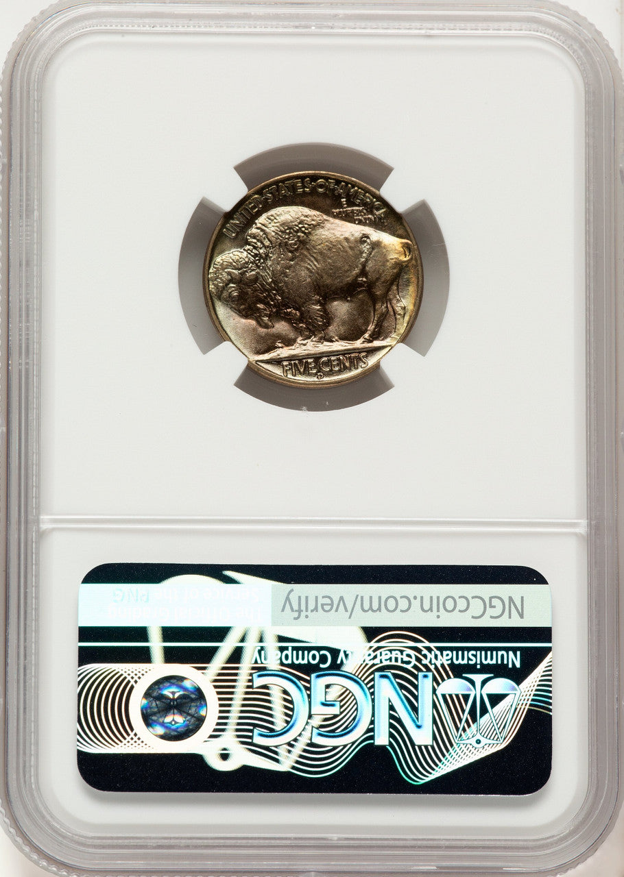 1937-D 5C Buffalo Nickel NGC MS67