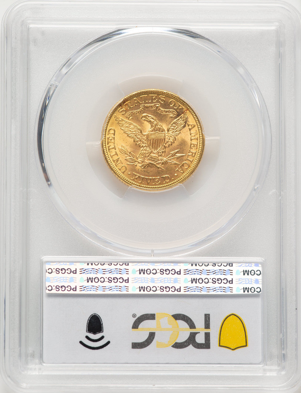 1882 $5 Liberty Half Eagle PCGS MS66