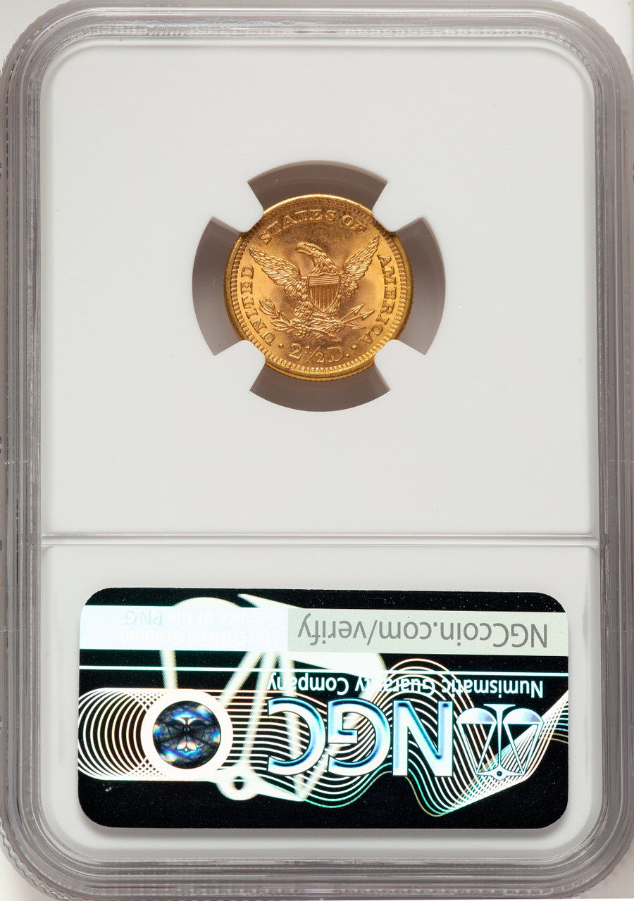 1902 $2.50 Liberty Quarter Eagle NGC MS66