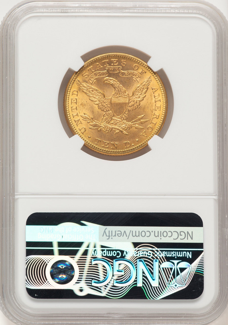 1881 $10 Liberty Eagle NGC MS65