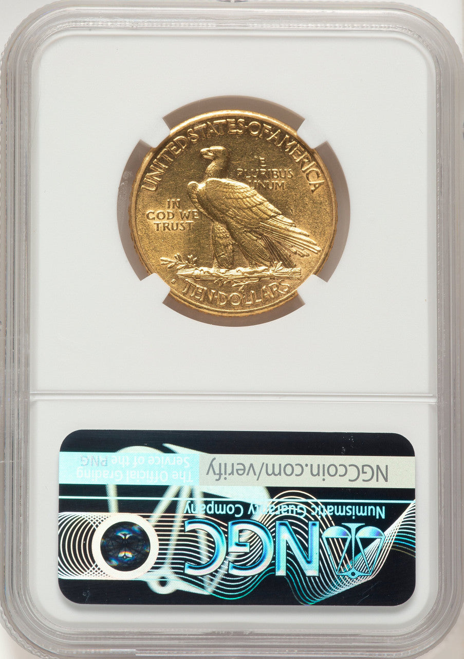 1915-S $10 Indian Eagle NGC AU55
