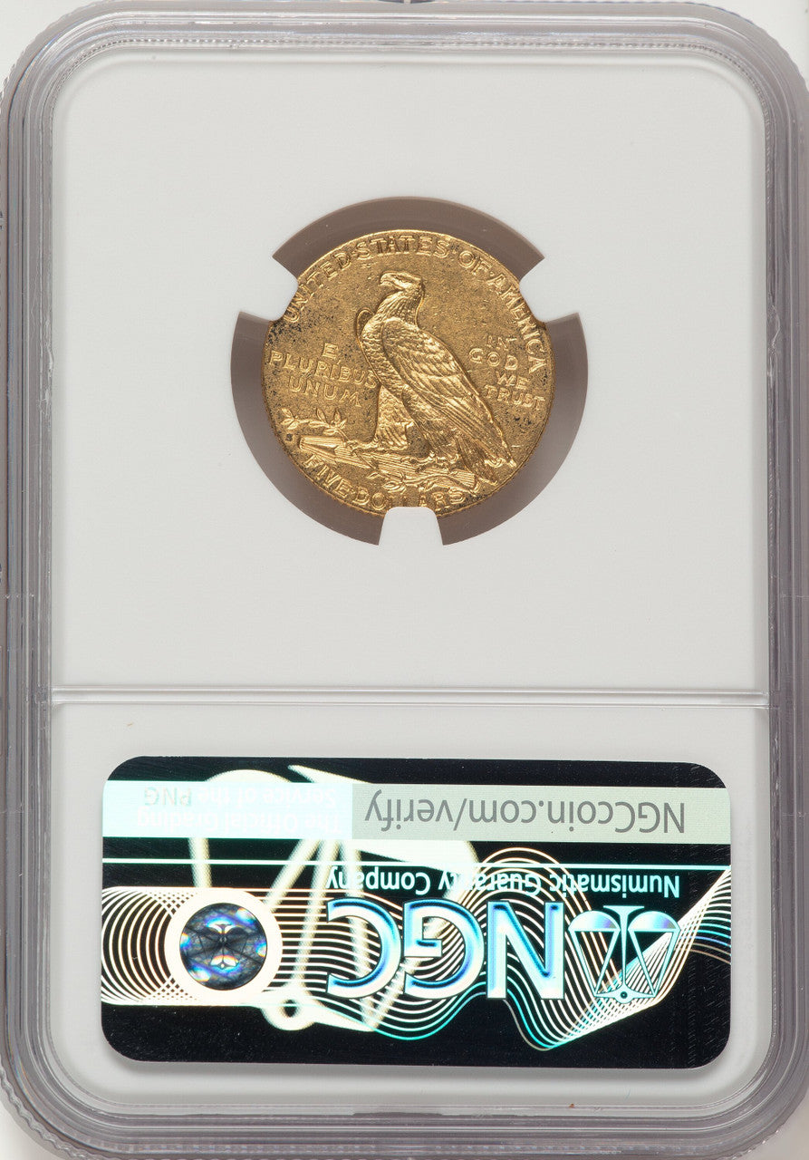 1908-S $5 Indian Half Eagle NGC MS62
