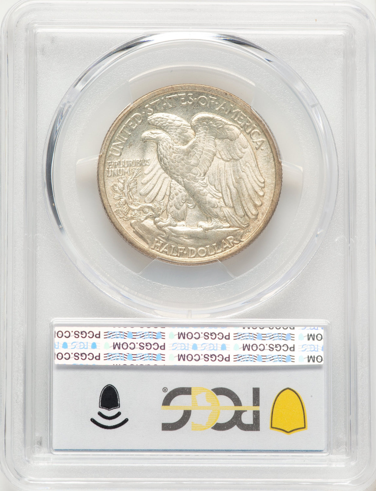 1917-D 50C OBVERSE Walking Liberty Half Dollar PCGS MS64