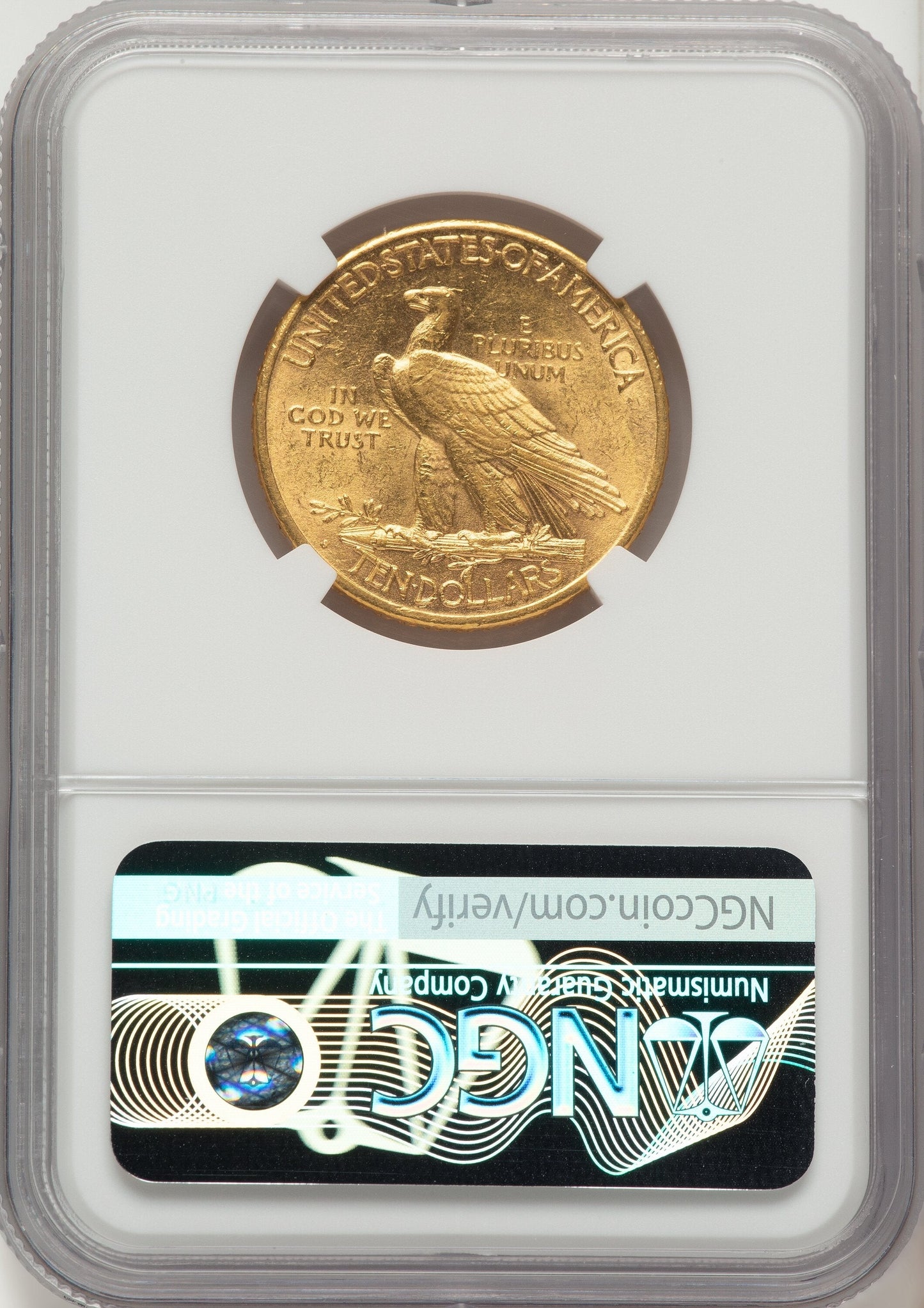 1913-S $10 Indian Eagle NGC AU58