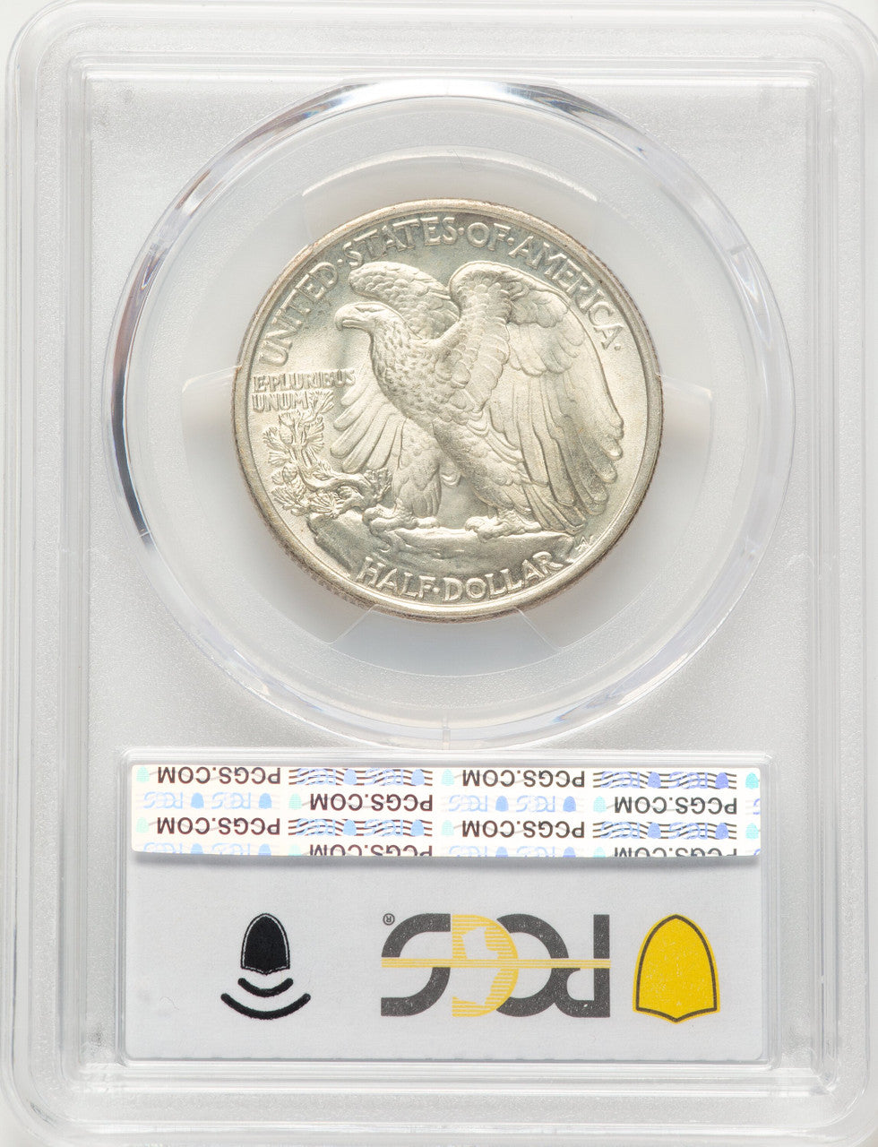 1935 50C Blue Gradient Walking Liberty Half Dollar PCGS MS67