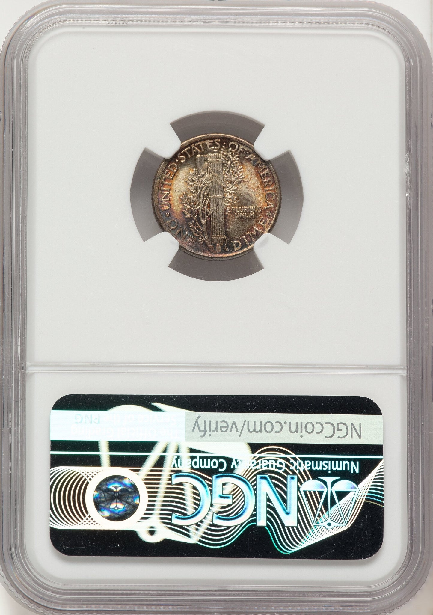 1920 10C FB Mercury Dime NGC MS67