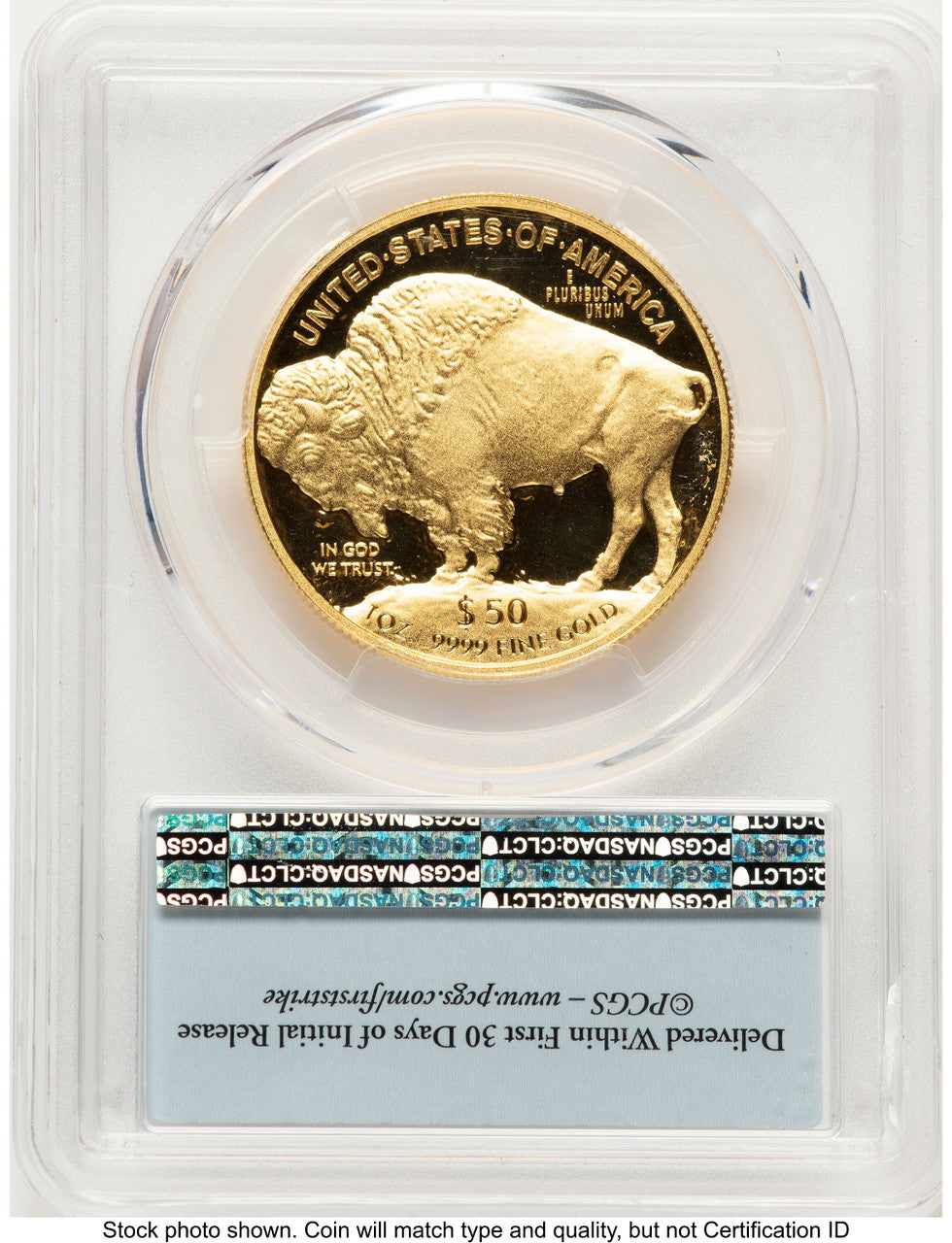 2016-W Proof Gold Buffalo 1 oz FS Bison Label PCGS PR70
