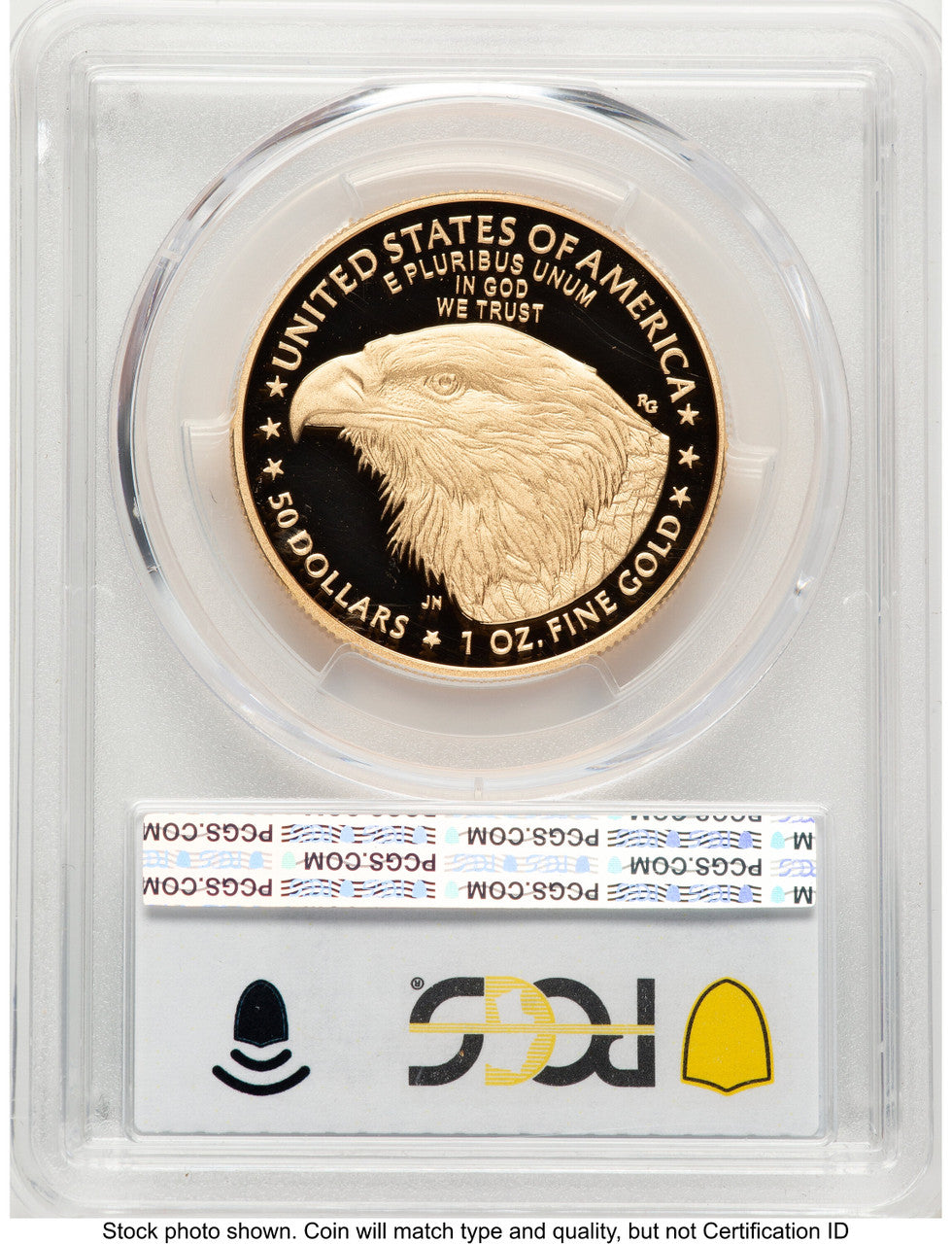 2023-W Proof Gold Eagle 1 oz Blue Gradient PCGS PR70