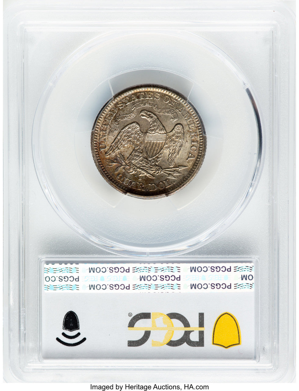 1867-S 25C Seated Quarter PCGS MS64