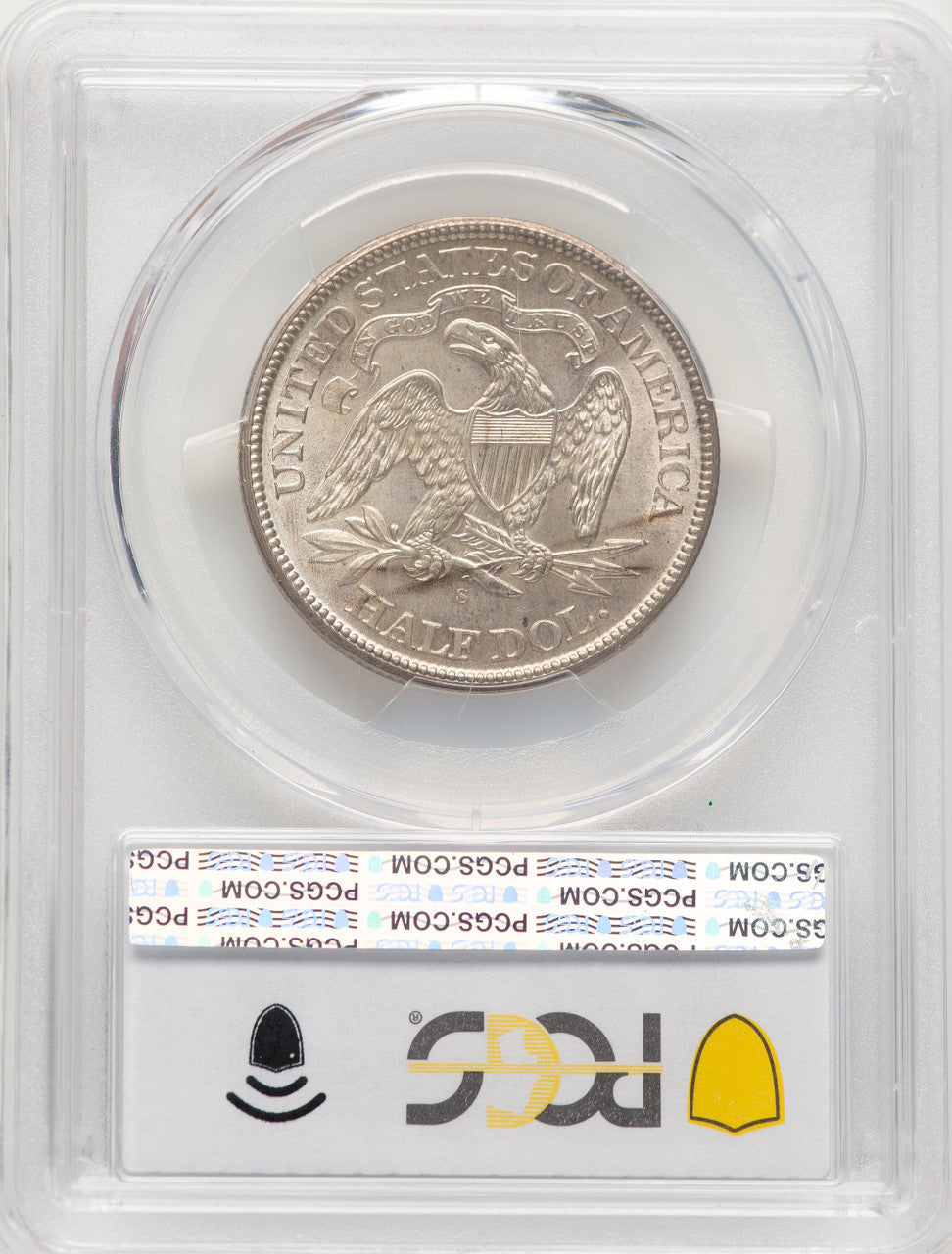 1870-S 50C Seated Half Dollar PCGS MS65